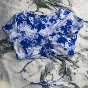 Zaful US 6 SwimTop Blue